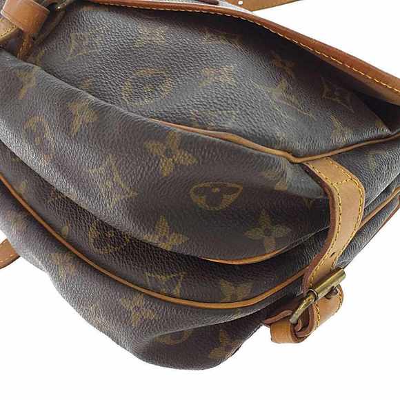 Louis Vuitton Monogram Saumur Shoulder Bag Brown - Picture 4 of 10